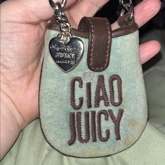 Juicy Couture Vintage Mint and Chocolate Mini Bag - Picture 4 of 9